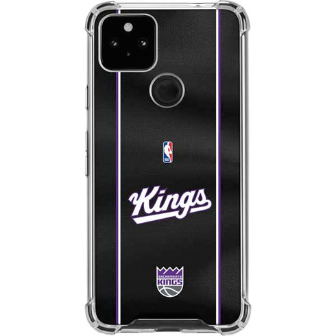 NBA Sacramento Kings Jersey Google Pixel 4a 5G Clear Case